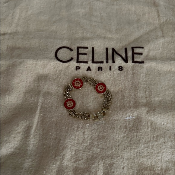 Preloved Celine vintage bracelet great condition has some color tarnish size 7” - Picture 2 of 7